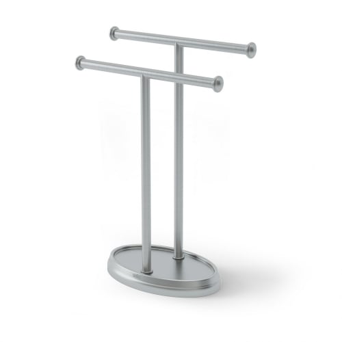 Palm Hand Towel Tree, Nickel